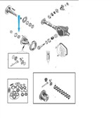 Ložisko a miska diferenciálu,postranní ložisko 4864213 Jeep Grand Cherokee WK,Commander Ložisko a miska diferenciálu,postranní ložisko 4864213 Jeep Grand Cherokee WK,Commander